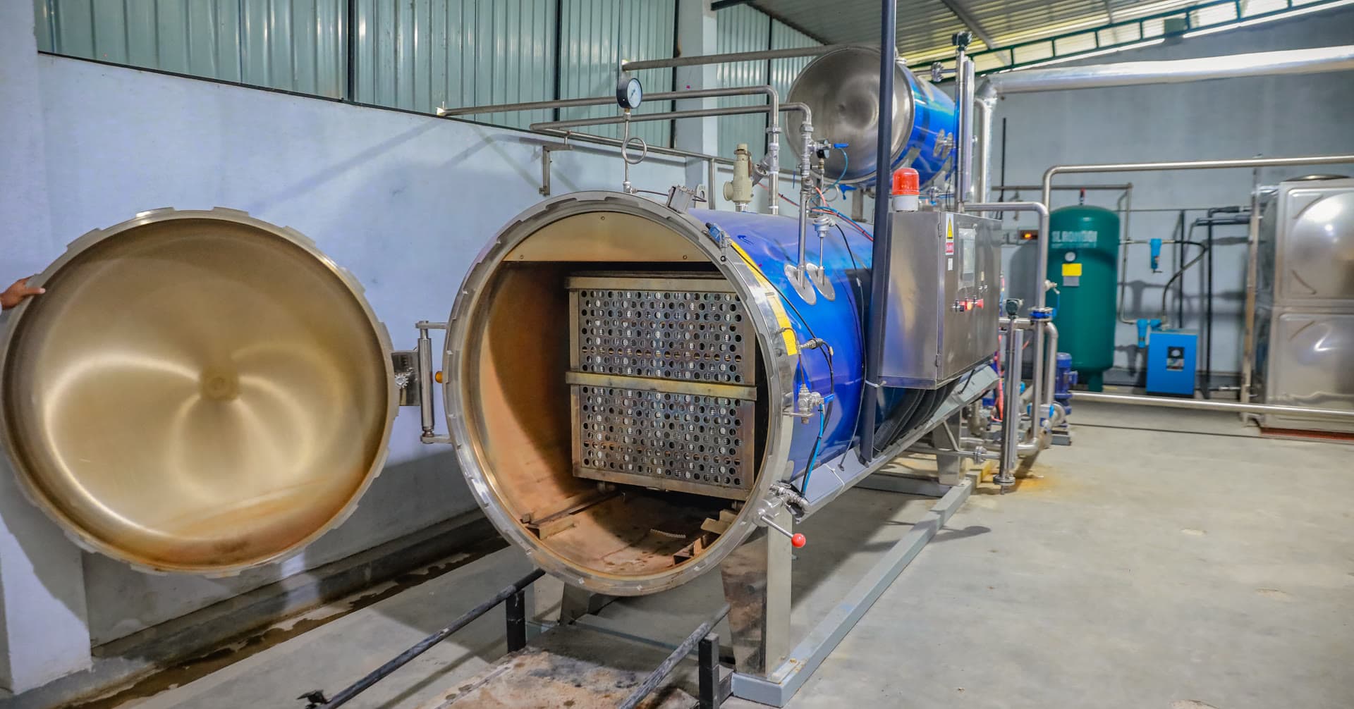 Automated Horizontal Retort Sterilization